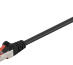 Microconnect B-FTP601S câble de réseau Noir 1 m Cat6 F/UTP (FTP) Rond