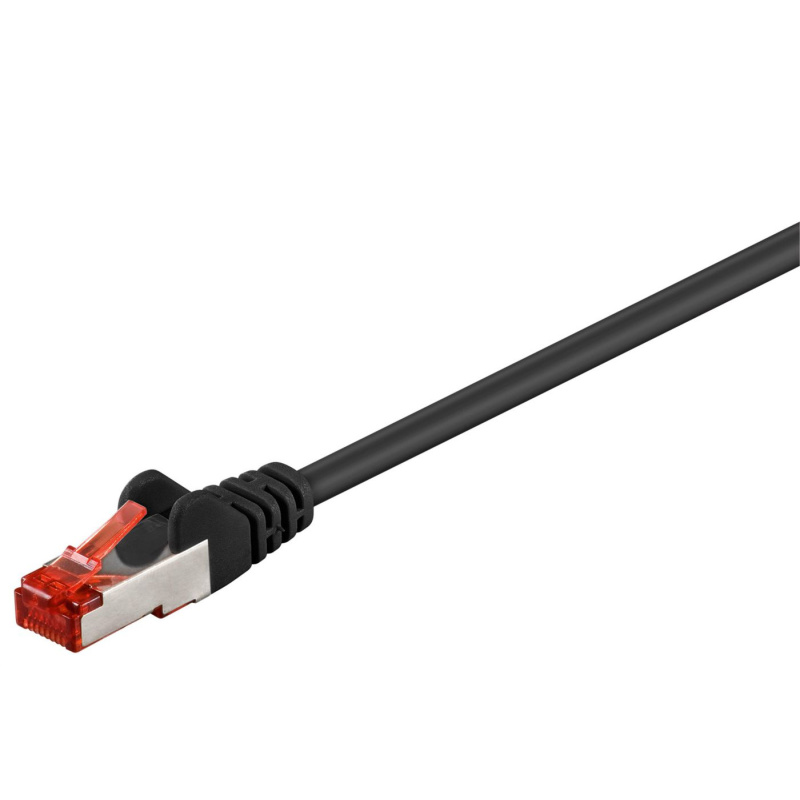 Microconnect B-FTP601S câble de réseau Noir 1 m Cat6 F/UTP (FTP) Rond