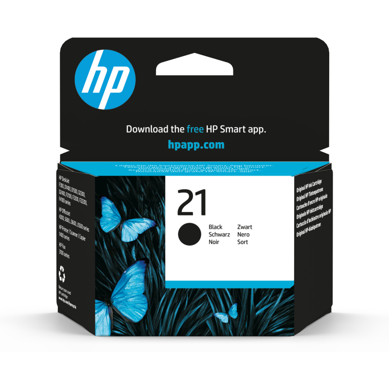 HP 21 cartouche d'encre noir authentique