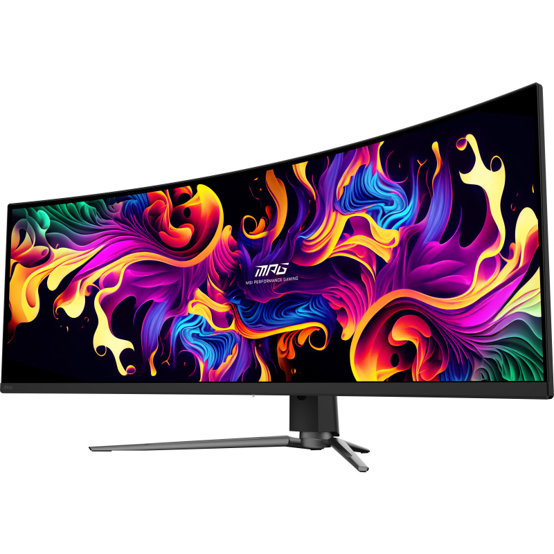 MSI MPG 491CQPX QD-OLED écran plat de PC 124,5 cm (49") 5120 x 1440 pixels Dual QHD Noir