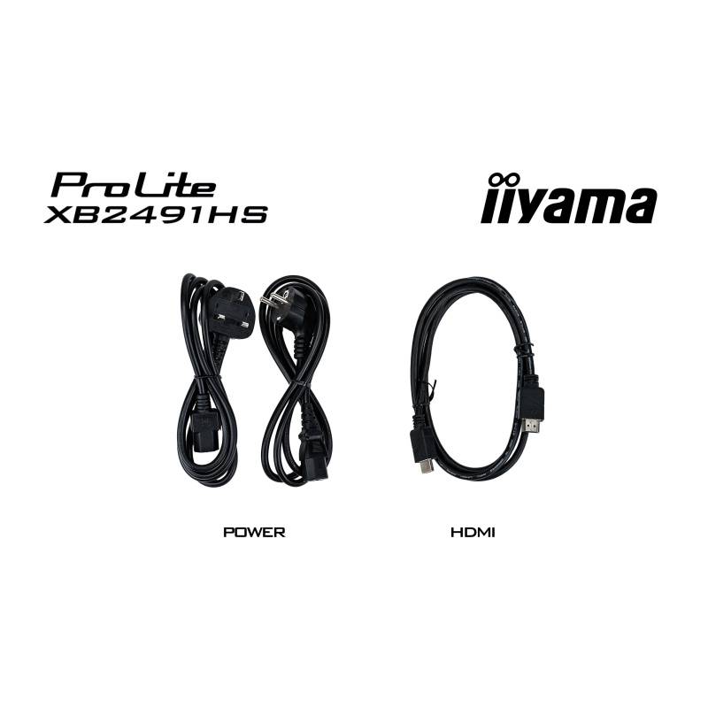 iiyama ProLite XB2491HS-B1 écran plat de PC 60,5 cm (23.8") 1920 x 1080 pixels Full HD LCD Noir