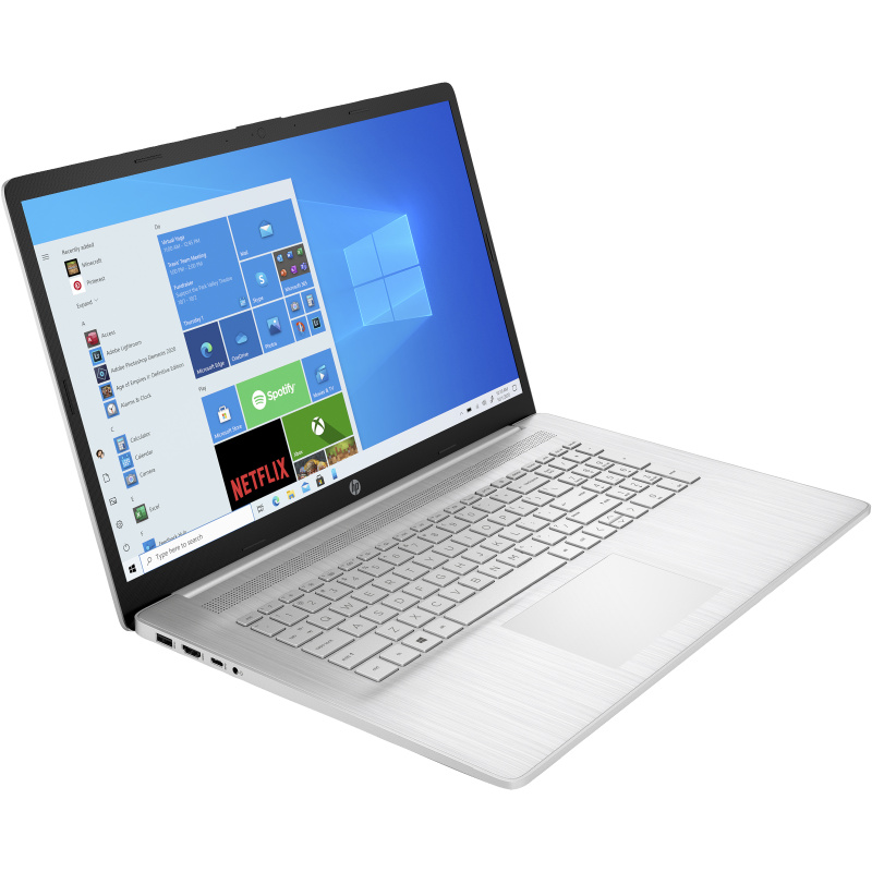 HP 17-cn0301nf Intel® Core™ i5 i5-1135G7 Ordinateur portable 43,9 cm (17.3") Full HD 8 Go DDR4-SDRAM 512 Go SSD Wi-Fi 5 (802.11ac) Windows 11 Home Argent
