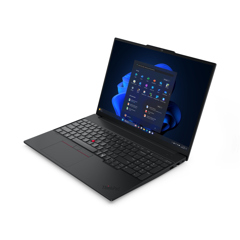Lenovo ThinkPad E16 Gen 3 (Intel) Intel Core Ultra 7 255H Ordinateur portable 40,6 cm (16") WUXGA 16 Go DDR5-SDRAM 512 Go SSD Wi-Fi 6E (802.11ax) Windows 11 Pro Français Noir