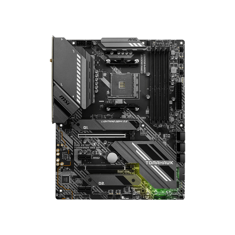 MSI MAG X570S TOMAHAWK MAX WIFI carte mère AMD X570 Emplacement AM4 ATX