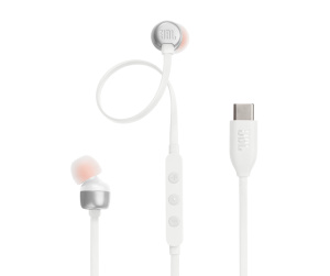 JBL Tune 310C Casque Avec fil Ecouteurs Appels/Musique USB Type-C Blanc