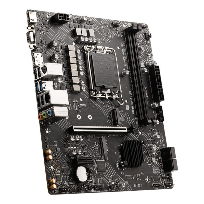 MSI PRO H610M-G DDR4 carte mère Intel H610 LGA 1700 micro ATX