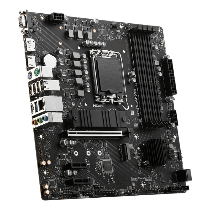 MSI PRO B760M-P DDR4 carte mère Intel B760 LGA 1700 micro ATX