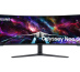 Samsung G95NC LED display 144,8 cm (57") 7680 x 2160 pixels Dual UHD Noir, Blanc