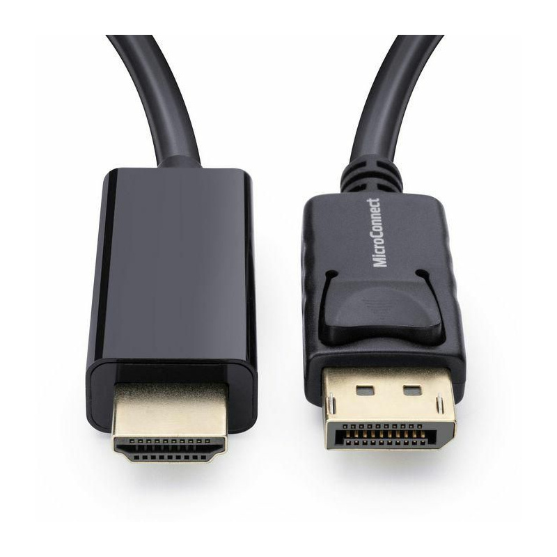 Microconnect MC-DP-HDMI-300 câble vidéo et adaptateur 3 m DisplayPort Noir