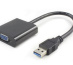 Microconnect USB3.0VGA adaptateur graphique USB 1920 x 1080 pixels Noir