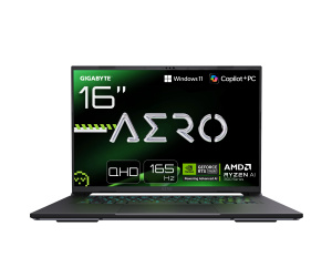 GIGABYTE AERO X16 WH Ordinateur Portable Gaming – 16“, 165Hz WQXGA, Ryzen AI 7 350, NVIDIA RTX 5070, 32Go DDR5 5200MHz, SSD Gen4 1To, Win 11 Home, Garantie 2 ans, Dolby Atmos, AERO X16 1WH93FRC64DH