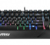 MSI Vigor GK20 clavier Jouer USB AZERTY Français Noir