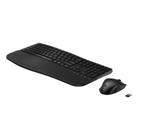 HP STORE 3PL clavier Souris incluse Bureau RF sans fil + Bluetooth Noir