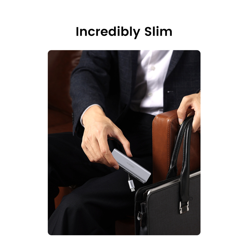 Ugreen 70336 hub & concentrateur USB 3.2 Gen 1 (3.1 Gen 1) Type-C 5000 Mbit/s