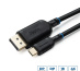 Microconnect MC-USBCDP2 câble vidéo et adaptateur 2 m USB Type-C DisplayPort Noir