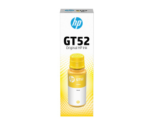 HP Bouteille d'encre jaune GT52 authentique