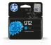 HP 912 Cartouche d'encre cyan authentique