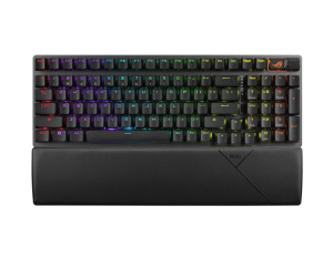 ASUS ROG Strix Scope II 96 Wireless clavier Jouer USB + RF Wireless + Bluetooth AZERTY Français Noir