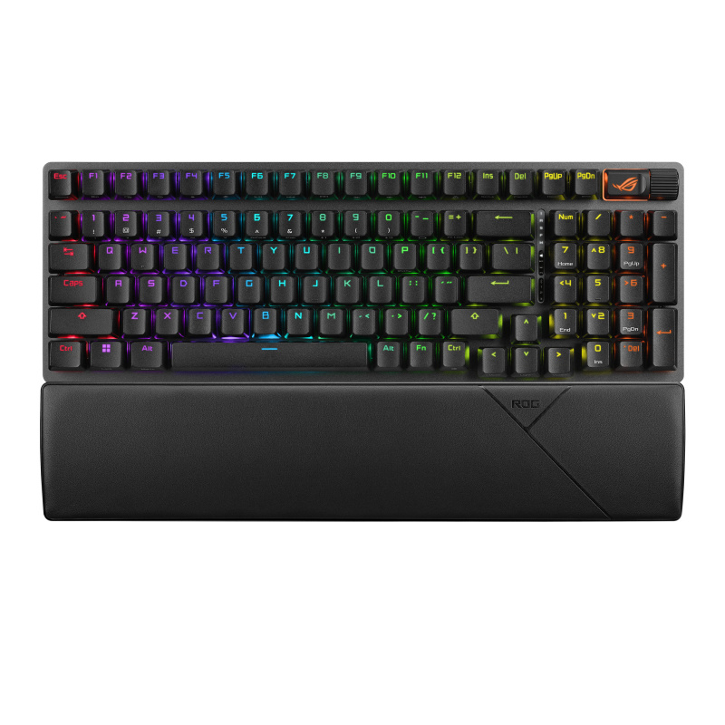 ASUS ROG Strix Scope II 96 Wireless clavier Jouer USB + RF Wireless + Bluetooth AZERTY Français Noir