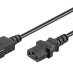 Microconnect PE040620 câble électrique Noir 2 m Coupleur C13 Coupleur C14