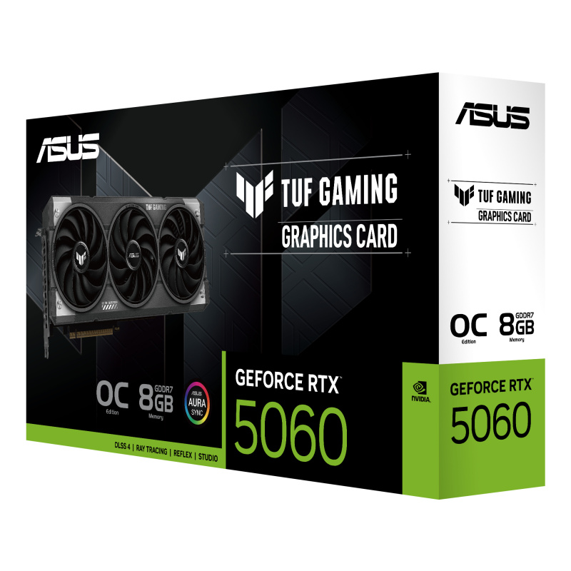 ASUS TUF Gaming TUF-RTX5060-O8G-GAMING NVIDIA GeForce RTX 5060 8 Go GDDR7