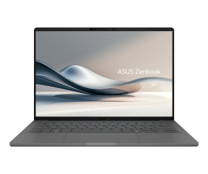 ASUS Zenbook A14 UX3407QA-QD343X Qualcomm Snapdragon X1-26-100 Ordinateur portable 35,6 cm (14") WUXGA 32 Go LPDDR5x-SDRAM 1 To SSD Wi-Fi 6E (802.11ax) Windows 11 Pro Gris