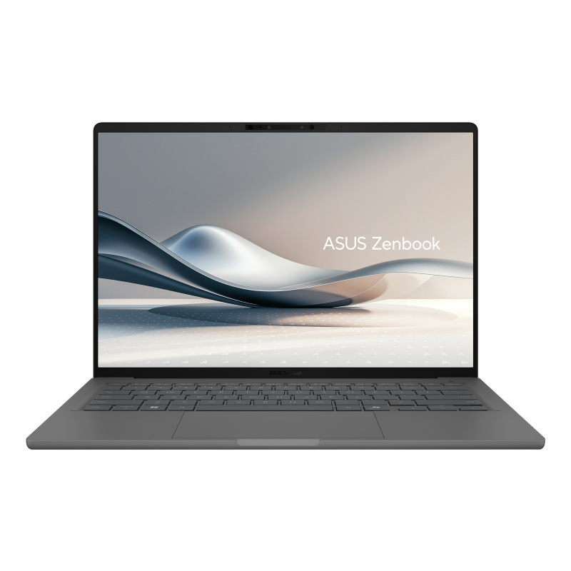 ASUS Zenbook A14 UX3407QA-QD343X Qualcomm Snapdragon X1-26-100 Ordinateur portable 35,6 cm (14") WUXGA 32 Go LPDDR5x-SDRAM 1 To SSD Wi-Fi 6E (802.11ax) Windows 11 Pro Gris