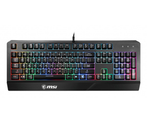 MSI Vigor GK20 clavier Jouer USB AZERTY Français Noir