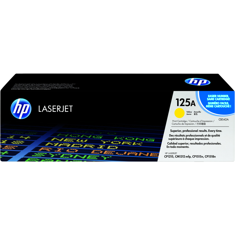 HP 125A toner LaserJet jaune authentique