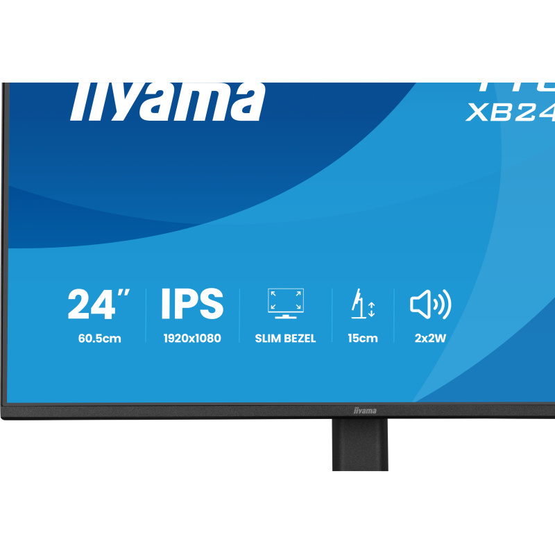 iiyama ProLite XB2491HS-B1 écran plat de PC 60,5 cm (23.8") 1920 x 1080 pixels Full HD LCD Noir