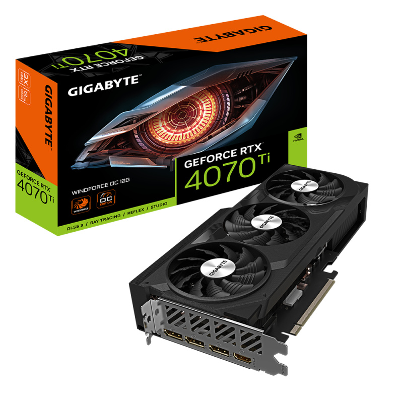 Gigabyte GeForce RTX 4070 Ti WINDFORCE OC 12G NVIDIA 12 Go GDDR6X