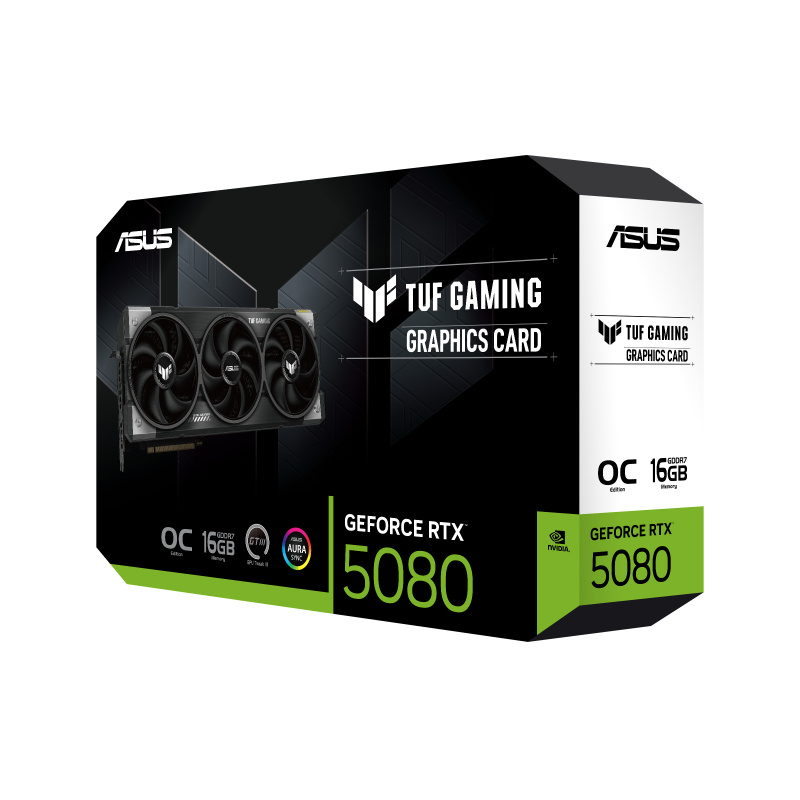 ASUS TUF Gaming TUF-RTX5080-O16G-GAMING NVIDIA GeForce RTX 5080 16 Go GDDR7