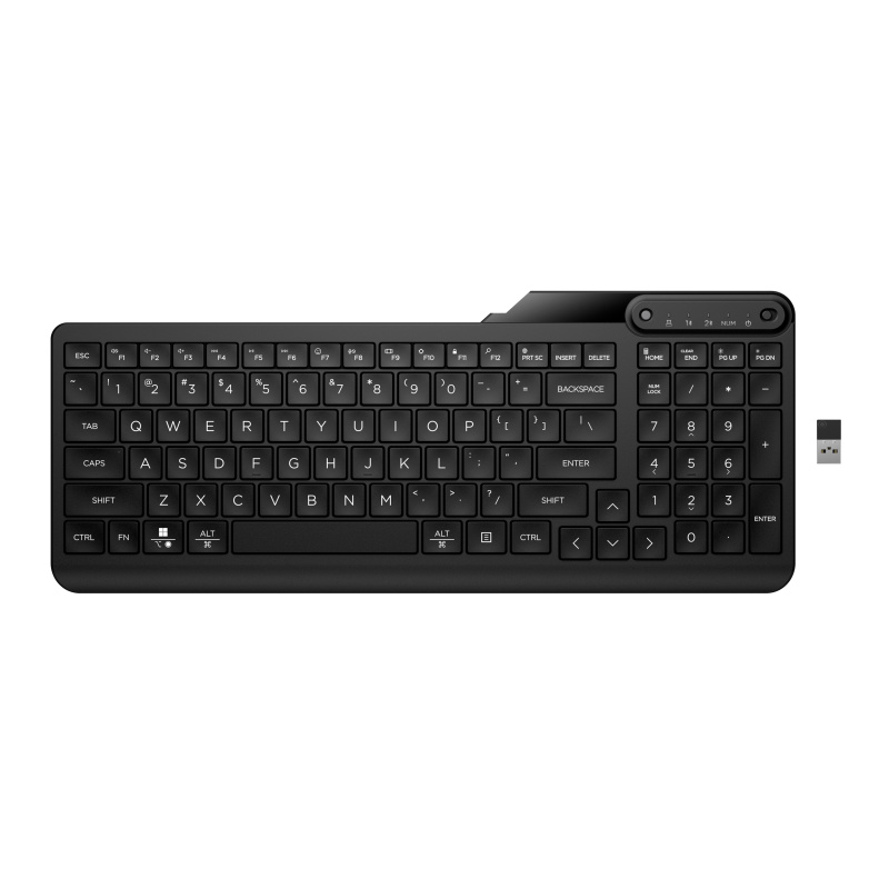 HP INC. clavier Universel RF sans fil + Bluetooth Noir