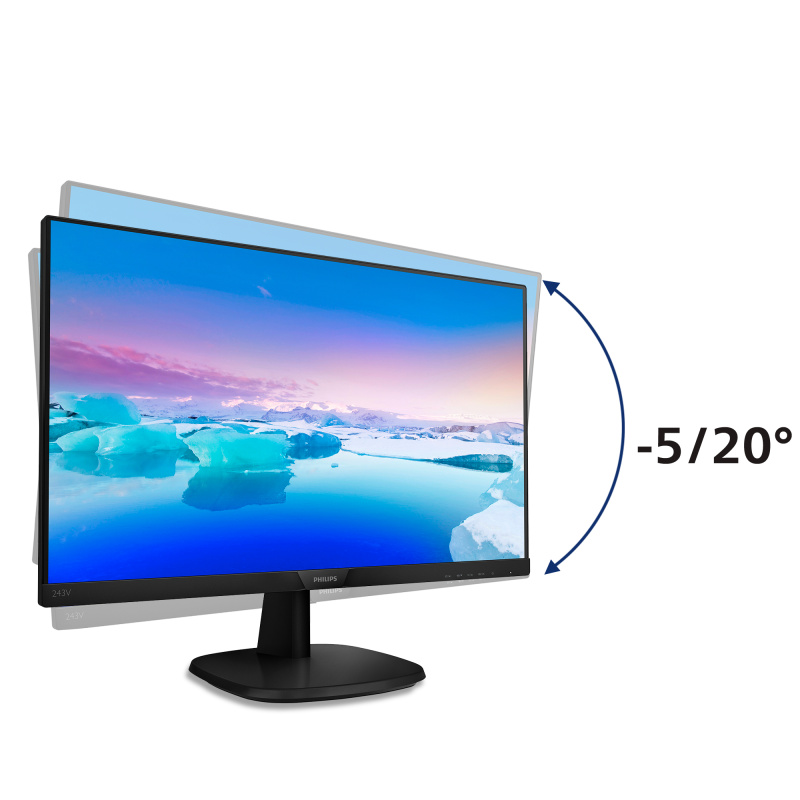 Philips V Line Moniteur LCD Full HD 243V7QJABF/00