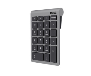 Trust Xalas clavier numérique PC portable/de bureau RF sans fil Argent