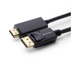Microconnect MC-DP-HDMI-300 câble vidéo et adaptateur 3 m DisplayPort Noir