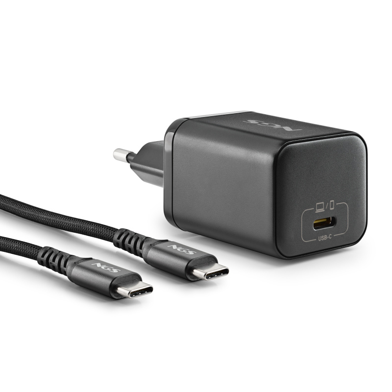 NGS BUD 65W-L Universel Noir Secteur Charge rapide Intérieure