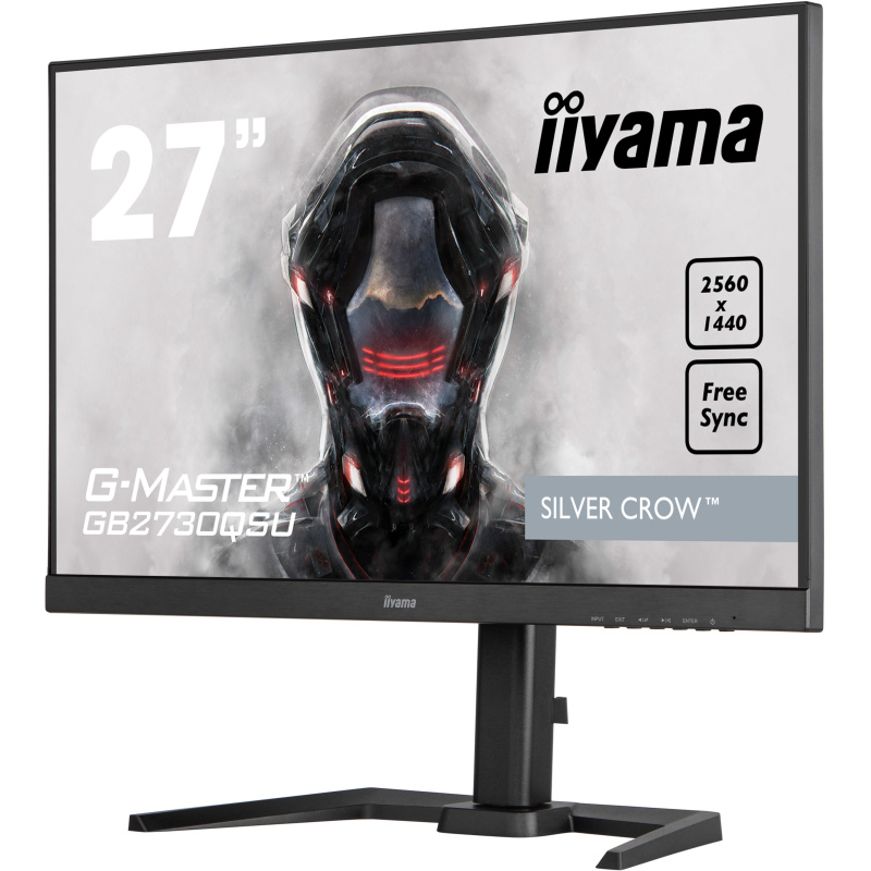 iiyama G-MASTER GB2730QSU-B5 écran plat de PC 68,6 cm (27") 2560 x 1440 pixels Wide Quad HD LED Noir