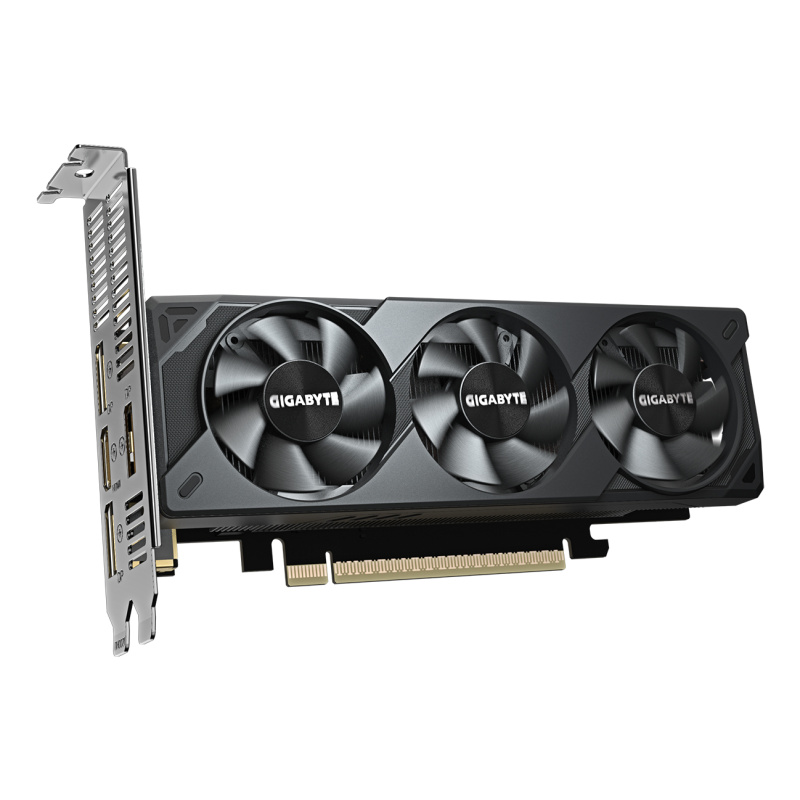 GIGABYTE GeForce RTX 5060 OC Low Profile 8G Carte Graphique - 8GB GDDR7, 128bit, PCI-E 5.0, 2512 MHz Fréquence du cœur, 3 x DisplayPort, 1 x HDMI, GV-N5060OC-8GL
