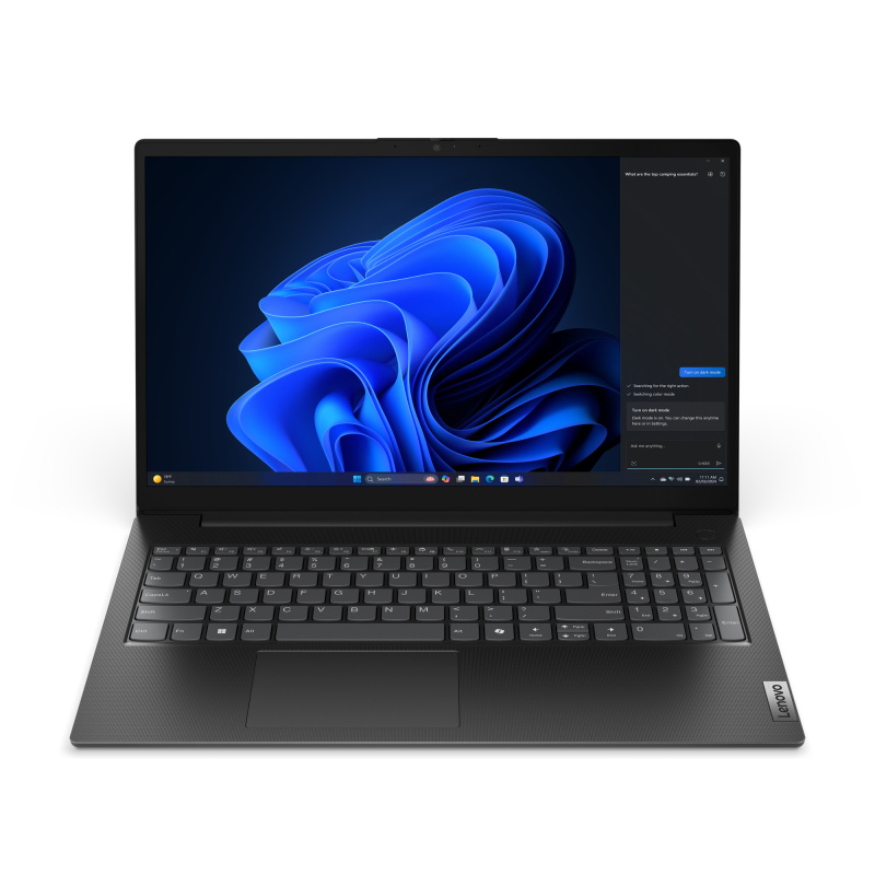 Lenovo V15 G5 IRL Intel® Core™ i3 i3-1315U Ordinateur portable 39,6 cm (15.6") Full HD 16 Go DDR5-SDRAM 512 Go SSD Wi-Fi 6 (802.11ax) Windows 11 Home Français Noir