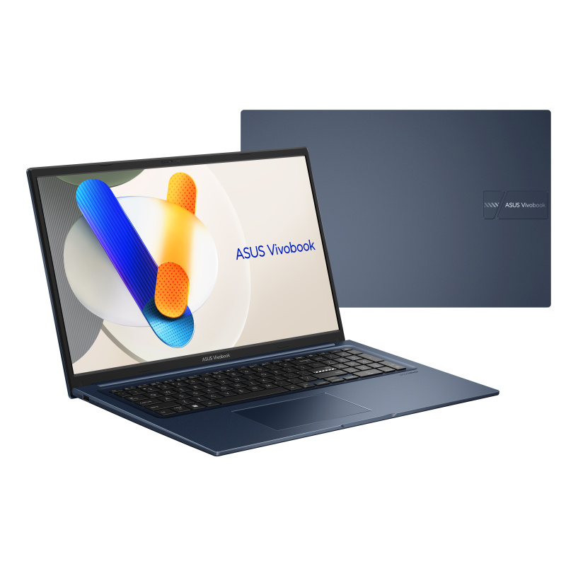 ASUS Vivobook 17 X1704VA-AU815W Intel Core 5 120U Ordinateur portable 43,9 cm (17.3") Full HD 16 Go DDR4-SDRAM 512 Go SSD Wi-Fi 6 (802.11ax) Windows 11 Home Bleu