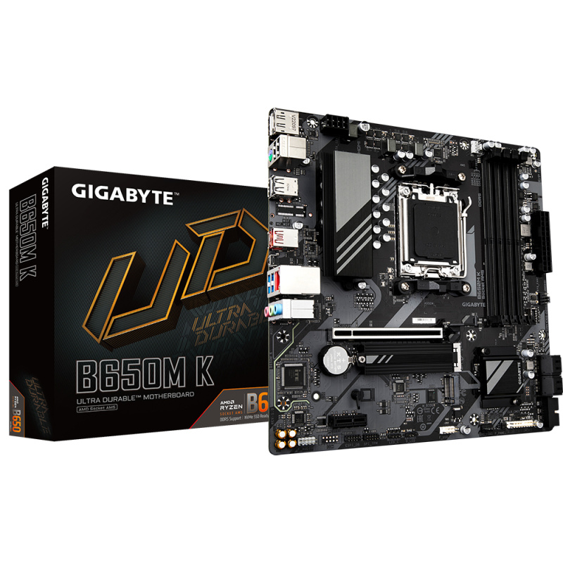 GIGABYTE B650M K carte mère AMD B650 Emplacement AM5 micro ATX
