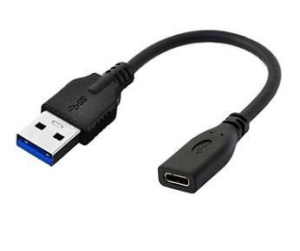 Microconnect USB3.0ACF02 câble USB USB 3.2 Gen 1 (3.1 Gen 1) 0,2 m USB A USB C Noir