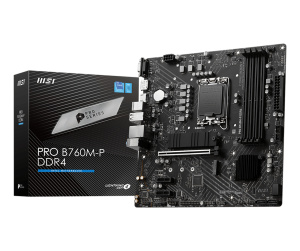 MSI PRO B760M-P DDR4 carte mère Intel B760 LGA 1700 micro ATX