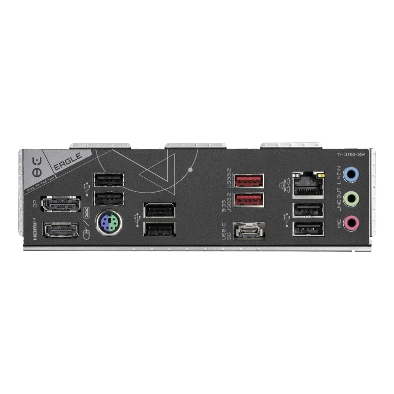 GIGABYTE B650 EAGLE Carte mère - AMD Ryzen série 9000, VRM 12+2+2 phases, jusqu'à 7600 MHz DDR5 (OC), 1xPCIe 5.0 + 2xPCIe 4.0 M.2, LAN GbE, USB 3.2 Gen 2