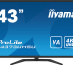 iiyama ProLite X4373UHSU-B1 écran plat de PC 108 cm (42.5") 3840 x 2160 pixels 4K Ultra HD Noir