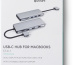 eSTUFF ES623010 hub & concentrateur USB 3.2 Gen 1 (3.1 Gen 1) Type-C 5000 Mbit/s Aluminium