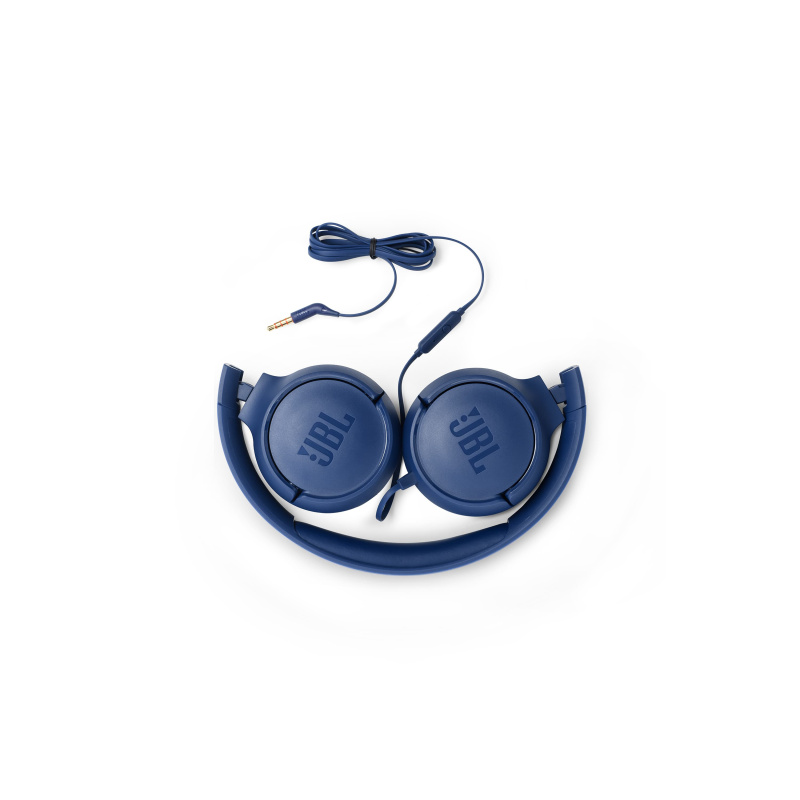 JBL Tune 500 Casque Avec fil Arceau Appels/Musique Bleu