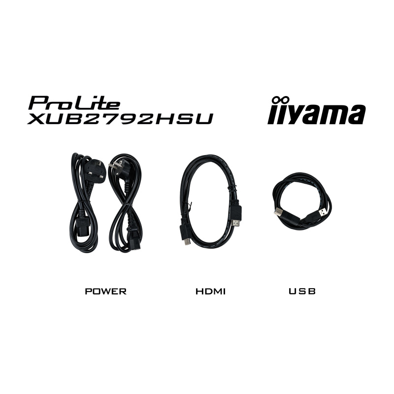 iiyama ProLite XUB2792HSU-W6 LED display 68,6 cm (27") 1920 x 1080 pixels Full HD Blanc