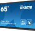 iiyama TE6512MIS-B1AG affichage de messages Écran plat interactif 165,1 cm (65") LCD Wifi 400 cd/m² 4K Ultra HD Noir Écran tactile Intégré dans le processeur Android 11 24/7